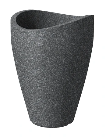 Vazonas Scheurich Granit 254/67, plastikinis, Ø 50.5 cm, pilkas