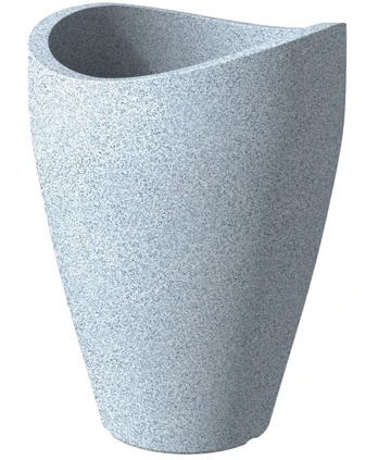 Vazonas Scheurich Granit 254/40, plastikinis, Ø 29.8 cm, pilkas