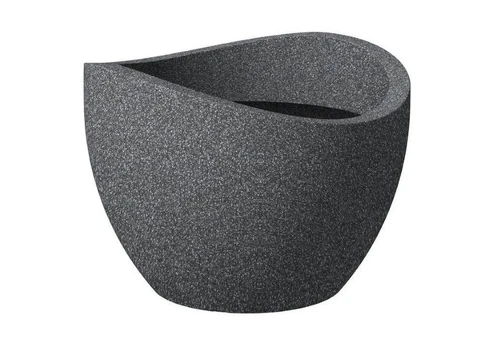 Vazonas Scheurich Granit 250/30, plastikinis, Ø 30 cm, pilkas