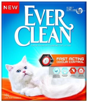 Kačių kraikas EverClean Fast Acting, 10 l