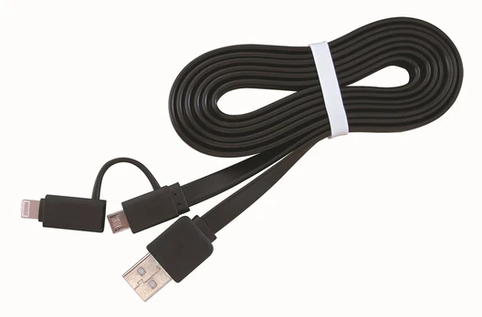 Apple KABELINIS ŽAIBAS + MICRO USB TO/AM 1M CC-USB2-AMLM2-1M GEMBIRD