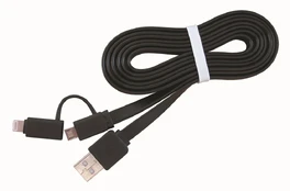 Apple KABELINIS ŽAIBAS + MICRO USB TO/AM 1M CC-USB2-AMLM2-1M GEMBIRD kaina