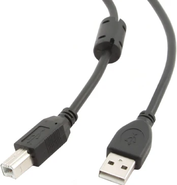 Cablexpert 1.8m USB 2.0 A/B M 1.8 m m, Black | CCF-USB2-AMBM-6