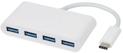 „Vivanco“ USB šakotuvas, 4 prievadų „USB-C Super Speed“ (45384)