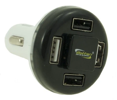 Automobilinis įkroviklis Bottari, 4 x USB