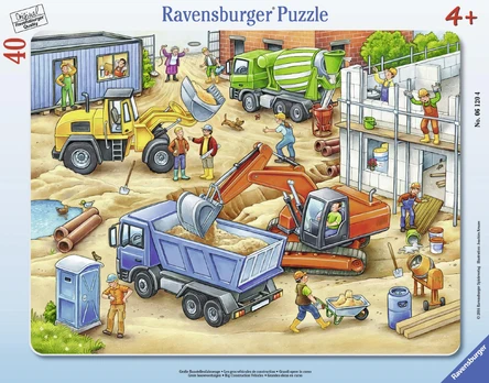 Dėlionė Ravensburger Large construction Site