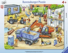 Dėlionė Ravensburger Large construction Site kaina