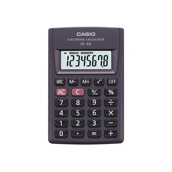 Skaičiuotuvas CASIO HL-4A, 56 x 87 x 8.6 mm