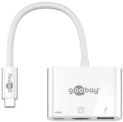 Goobay USB-C to HDMI/USB-C/USB-A 3.0 Multiport Adapter White | 62104