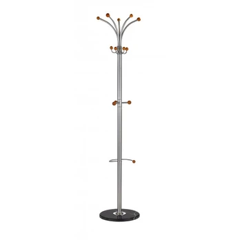 Drabužių kabykla W46, 180 cm, sidabro
