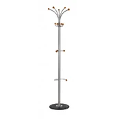 Drabužių kabykla W46, 180 cm, sidabro kaina