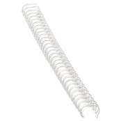 Metalinė įrišimo spiralė FELLOWES, 12 mm, Balta, 100 vnt. kaina
