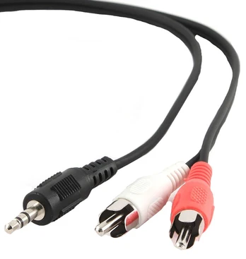 Gembird Audio Stereo Adapter from 3.5 mm plug to 2 RCA plugs, 0.2 m