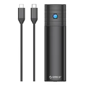 ORICO M.2 KORPUSAS USB 3.2 Gen2 Type-C M.2 NVME/SATA SSD kaina