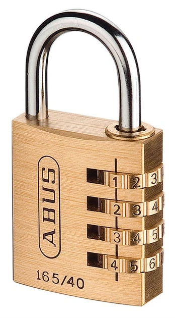 Pakabinama spyna Abus 165/40C, auksinė
