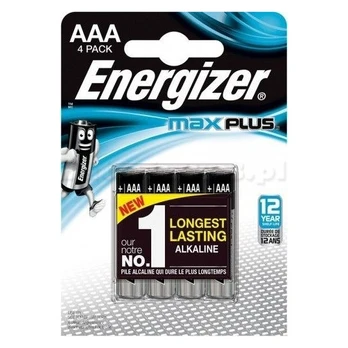 Elementai ENERGIZER Max Plus, AAA LR03, E92 BP4 CEE, 4 vnt