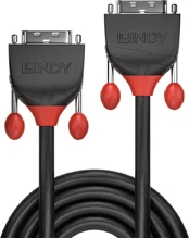 CABLE DVI-DVI 2M/BLACK 36252 LINDY kaina