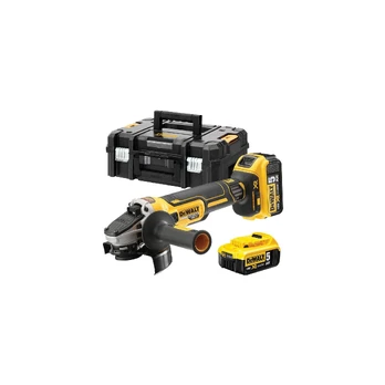 DeWalt akumuliatorinis kampinis šlifuoklis DCG405P2-QW, 18V, 2x5Ah