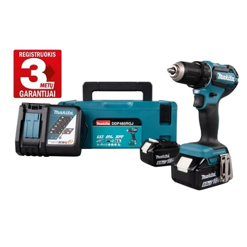 Akumuliatorinis gręžtuvas-suktuvas Makita DDF485RGJ
