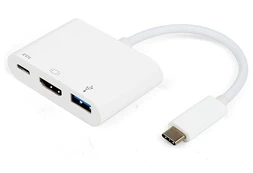 Vivanco adapter USB-C - HDMI 3in1, white (34293) kaina