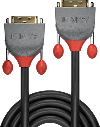 KABELIS DVI-DVI 2M/ANTHRA 36222 LINDY
