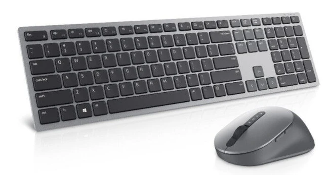 Klaviatūra Dell Premier Multi-Device Keyboard and Mouse   KM7321W Keyboard and Mouse Set, Wireless,