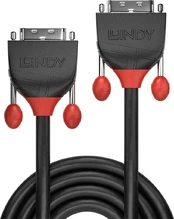 CABLE DVI-DVI 3M/BLACK 36253 LINDY kaina