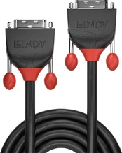 CABLE DVI-DVI 3M/BLACK 36257 LINDY kaina