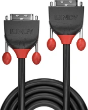 CABLE DVI-DVI 5M/BLACK 36258 LINDY kaina