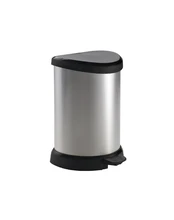 Šiukšliadėžė Curver Deco, sidabro, 15 l kaina