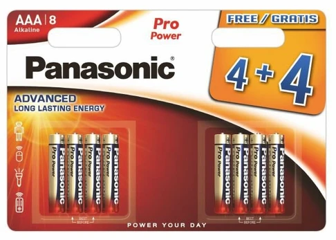 Panasonic Batteries „Panasonic Pro Power“ akumuliatorius LR03PPG/8B (6+2)