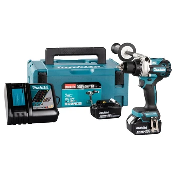 Akumuliatorinis gręžtuvas MAKITA DDF486RTJ 18V, 2 x 5,0 Ah