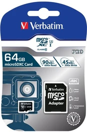 Atminties kortelė Verbatim Pro, 64 GB kaina