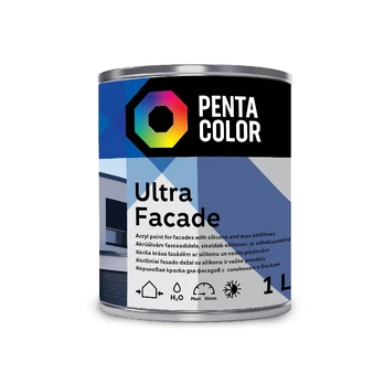 Fasado dažai Pentacolor Ultra Facade, balta, 1 l