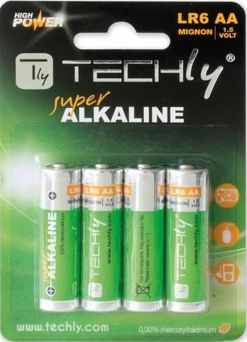 Elementai Techly LR06 AA 4 vnt