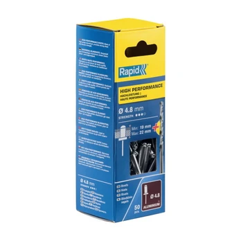 Kniedės Rapid 5000392, 4.8 mm x 25 mm, 50 vnt.