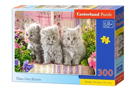 Dėlionė Castorland Three Grey Kittens