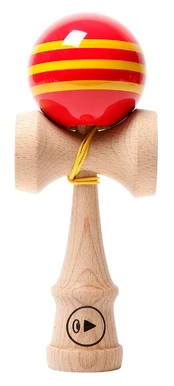 Kendama Krom Kendama Play Pro II Triple Stripes, raudona kaina