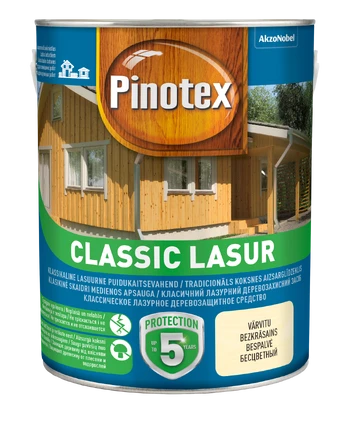 Impregnantas Pinotex Classic Lasur, palisandras, 3 l