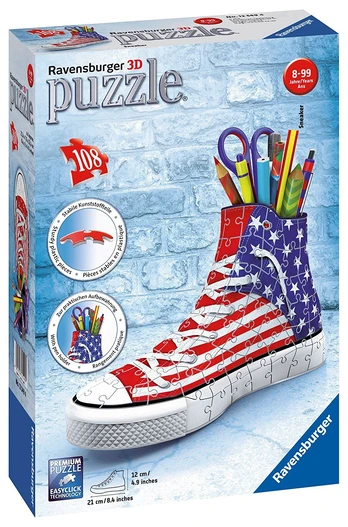 3D dėlionė Ravensburger American sneakers 108pcs