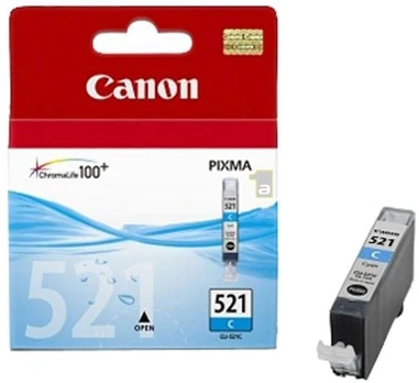 Spausdintuvo kasetė Canon CLI-521C, mėlyna