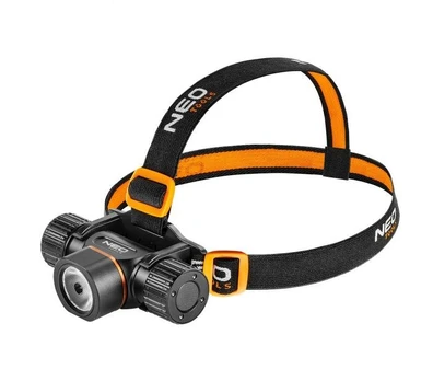 Pakraunamas LED prožektorius ant galvos Neo tools CREE XHP50.2 LED, USB 2000lm