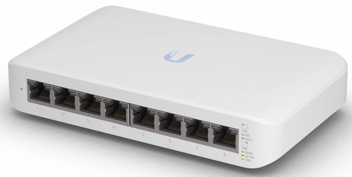 UniFi Low-cost Desktop 8Port Gigabit Switch with POE
