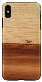 Telefono dėklas Man&Wood, Apple iPhone XS Max, ruda