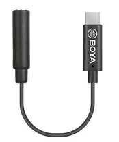 Adapteris Boya BY-K4 3.5 mm female, USB Type-C, 0.06 m kaina