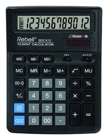 Skaičiuotuvas stalinis Rebell BDC412