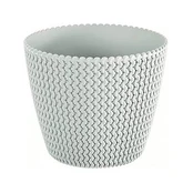 Vazonas Prosperplast 260/S449, plastikinis, Ø 25.9 cm, baltas kaina