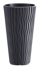 Vazonas Prosperplast DPSP400 S433, plastikinis, Ø 39 cm, rudas/pilkas kaina