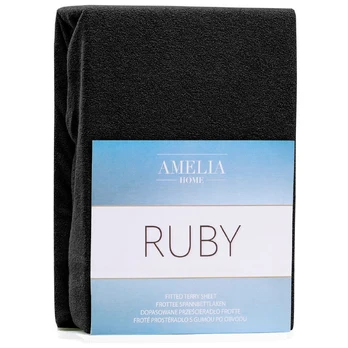 AmeliaHome frotinė paklodė su guma Ruby, 120x200 cm