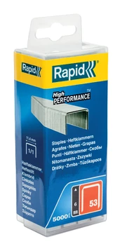 Segtukų kabės Rapid No53, 6 mm, 5000 vnt. kaina